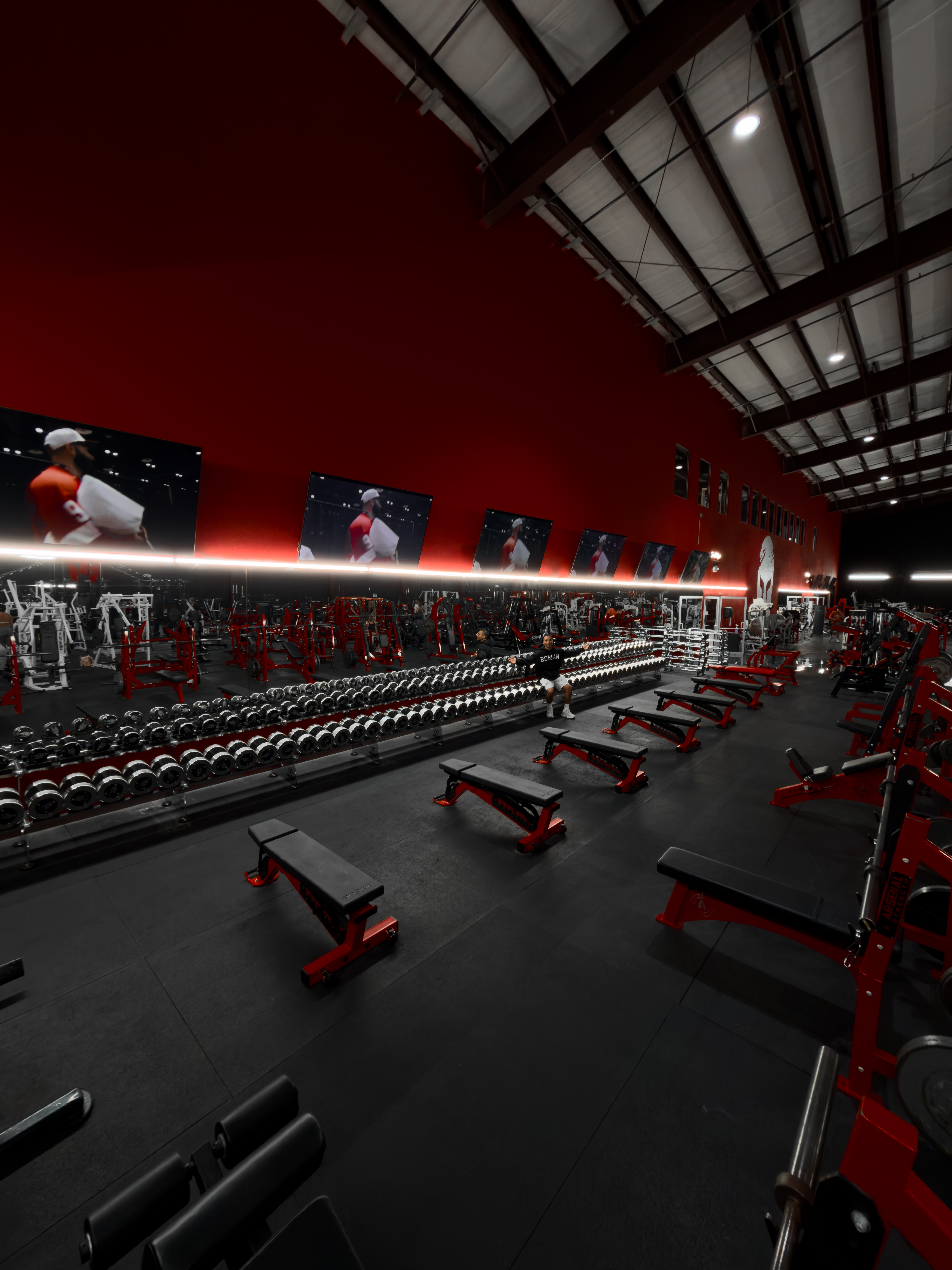 Roman Empire Gym open 24/7 with staff on-site